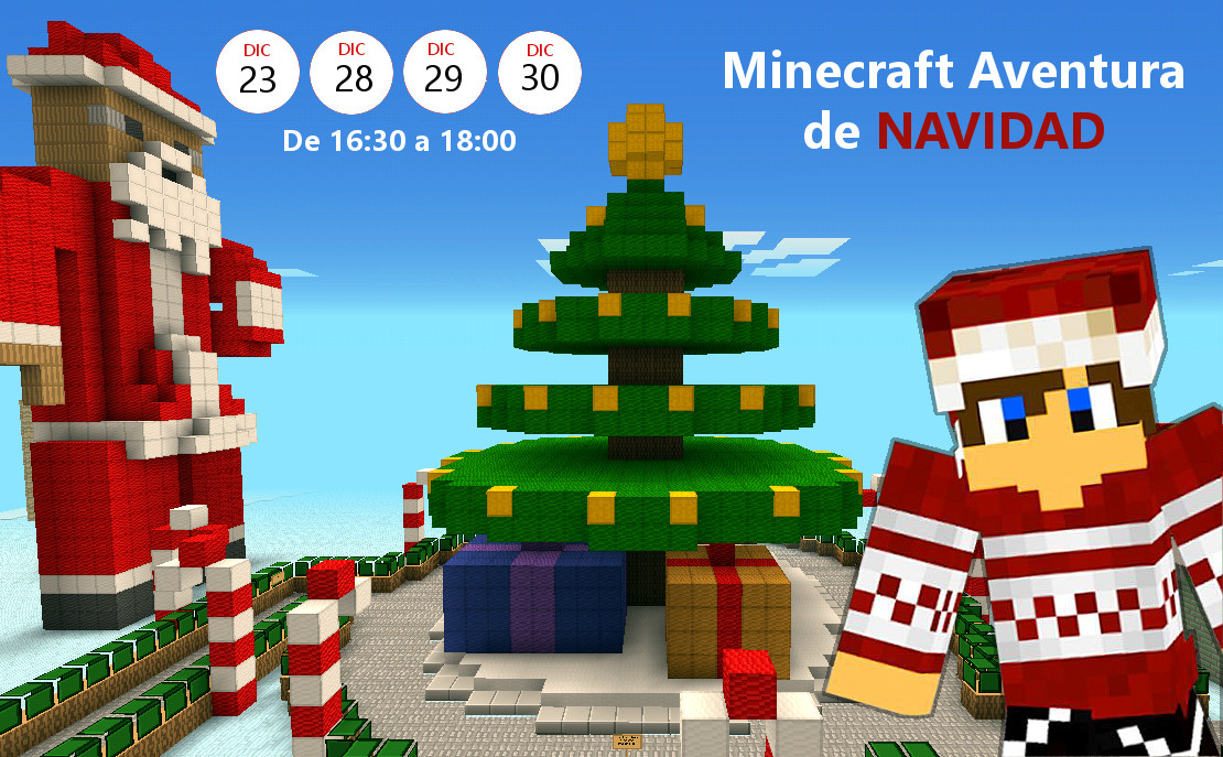 Minecraft aventura de Navidad